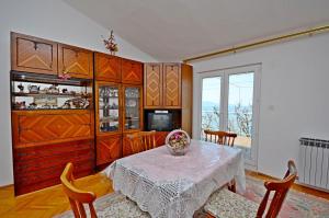 Kuchyň nebo kuchyňský kout v ubytování Apartment Ksenija