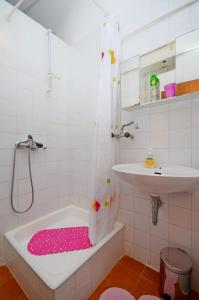 Koupelna v ubytování Apartment Ksenija