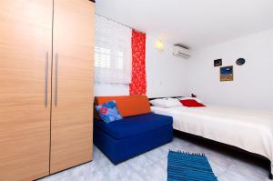 Katil atau katil-katil dalam bilik di Apartments Lidija