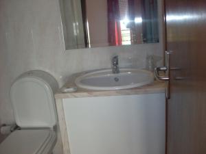 Koupelna v ubytování Hotel Conforto Latino