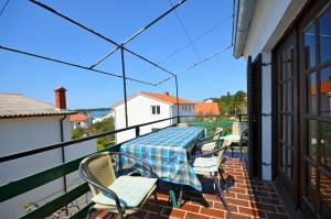 Balkón nebo terasa v ubytování Apartments Ines