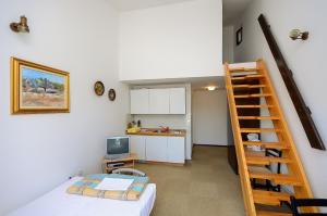 Kuchyň nebo kuchyňský kout v ubytování Apartments Dragica