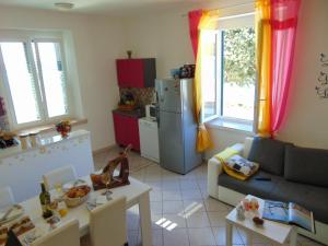 Kuchyň nebo kuchyňský kout v ubytování Apartment Rajka