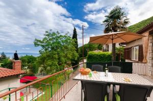 Balkón nebo terasa v ubytování House Mirella
