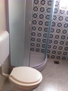 Koupelna v ubytování Guesthouse Mimas