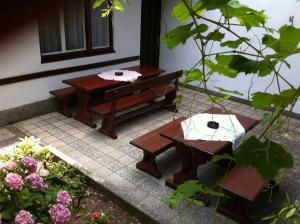 Zahrada ubytování Guesthouse Mimas
