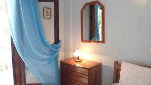Postel nebo postele na pokoji v ubytování Pefka Studios & Apartments