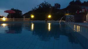Der Swimmingpool an oder in der Nähe von Hotel Villa Rita
