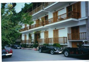 Budova, kde se aparthotel nachází