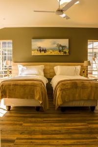 Llit o llits en una habitació de Polo Guest House