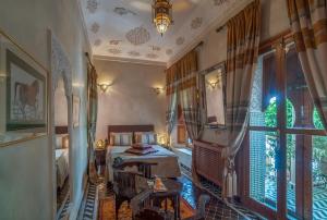 Posezení v ubytování Riad & Spa Laurence Olivier