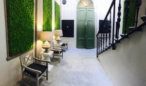 A seating area at H75 Apartments Kosice Centre