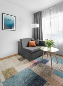 Posezení v ubytování ArenaHotellet i Uppsala