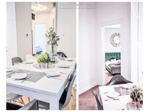Posedenie v ubytovaní Family Luxury Wonder Heaven Apartment, 50m to M Cassino, first with 3 badrooms&studio, second with 2 badrooms&studio, parking w cenie