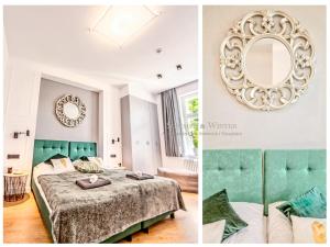Posteľ alebo postele v izbe v ubytovaní Family Luxury Wonder Heaven Apartment, 50m to M Cassino, first with 3 badrooms&studio, second with 2 badrooms&studio, parking w cenie
