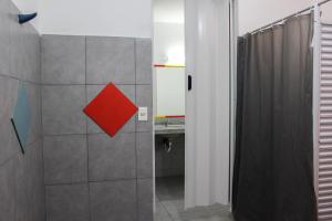Koupelna v ubytování Hostel de los Colores