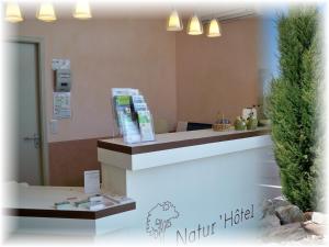 Ο χώρος του λόμπι ή της ρεσεψιόν στο Natur'Hôtel