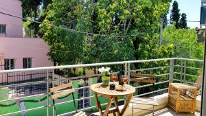 Balkón alebo terasa v ubytovaní Apartment in the Historical Center of Athens