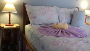 Cama ou camas em um quarto em Maracujá Hostel