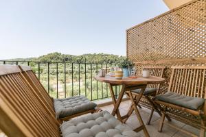 Balkón nebo terasa v ubytování Olive Tree Apartments