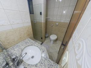 
Um banheiro em Hotel Vieiras
