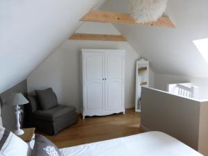 Letto o letti in una camera di Manoir de kermilven
