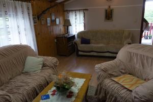 Χώρος καθιστικού στο Apartmani Teodor
