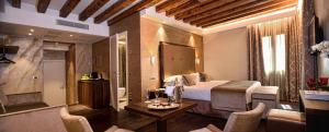 Posezení v ubytování Rosa Salva Hotel