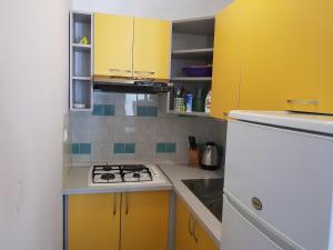 Kuchyň nebo kuchyňský kout v ubytování Apartment Ruzmarin