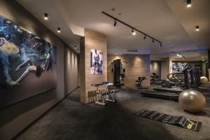 Fitness centrum a/nebo fitness zařízení v ubytování Blu Bay Hotel Sozopol