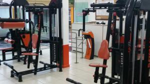 Fitness centrum a/nebo fitness zařízení v ubytování Pousada H&D