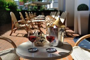 Hotel Cigno D'Oro italokat is kínál