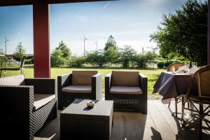 Posezení v ubytování Hotel Ambotel