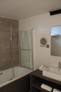 Koupelna v ubytování Hotel Astel