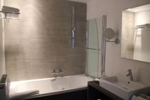 Koupelna v ubytování Hotel Astel