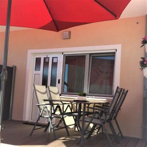 Patio nebo venkovní prostory v ubytování Apartments Marjan