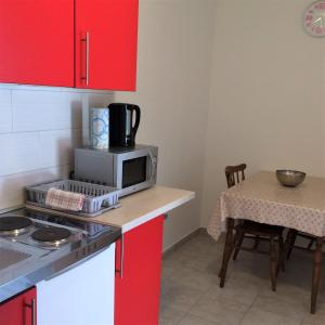 Kuchyň nebo kuchyňský kout v ubytování Apartments Marjan