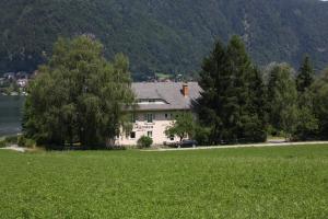 una casa in mezzo a un campo con alberi di Haus Kärnten a Altossiach