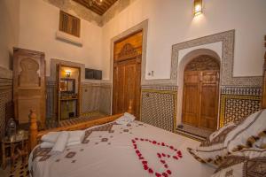 Cama o camas de una habitación en Riad Ouliya