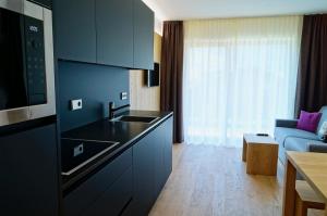 Kuchyňa alebo kuchynka v ubytovaní Residence Larciunei