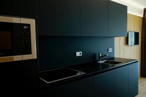 Kuchyňa alebo kuchynka v ubytovaní Residence Larciunei