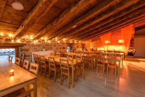 Restaurace v ubytování Albergue Valderrobres Auto check-in