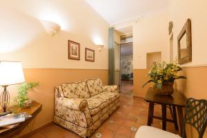 Χώρος καθιστικού στο Hotel Mergellina