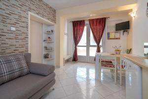 Χώρος καθιστικού στο Apartments in Trogir