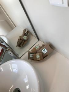Koupelna v ubytování Hotel Medieval® de Penedono