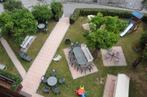 Zahrada ubytování Albergo Vecellio