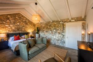 Χώρος καθιστικού στο North Point Rooms