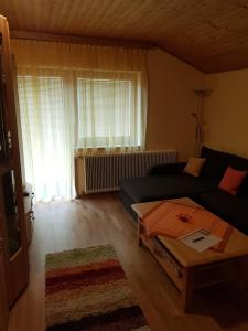 Χώρος καθιστικού στο Apartment Familie Haupt