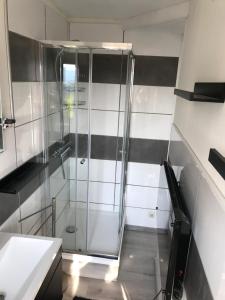 Et badeværelse på Über den Dächern von Eisenach + 8 billeder