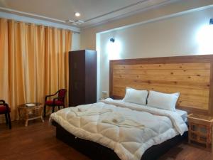 Postel nebo postele na pokoji v ubytování Shaolin Ladakh